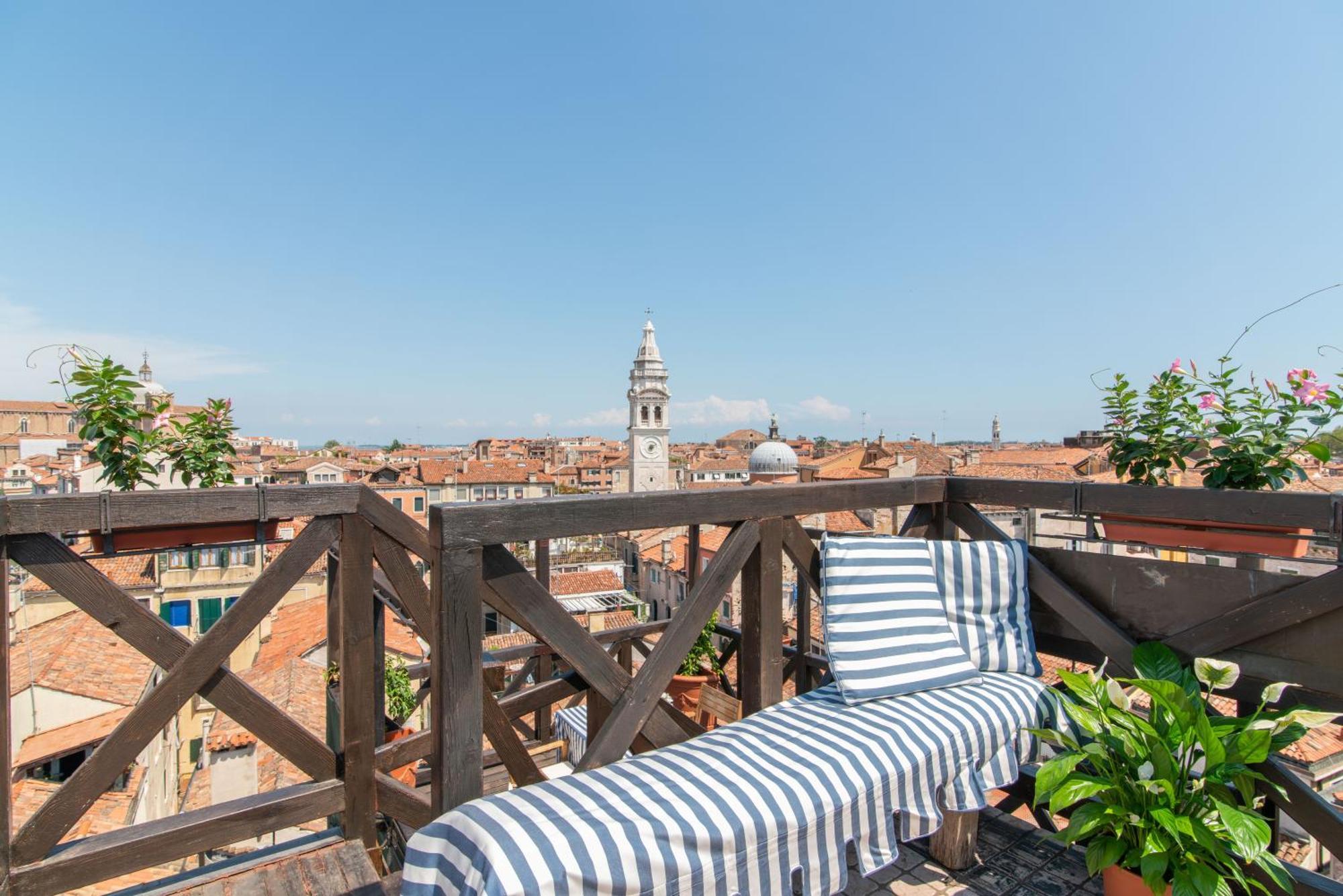 Penthouse With Rooftop Terrace And 360 Views Of Venice - Venice5Th エクステリア 写真